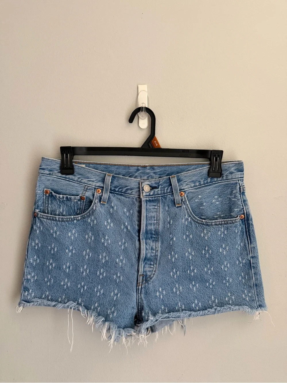 Levi's 501 High-Waisted Denim Short - Dottie Blues W32